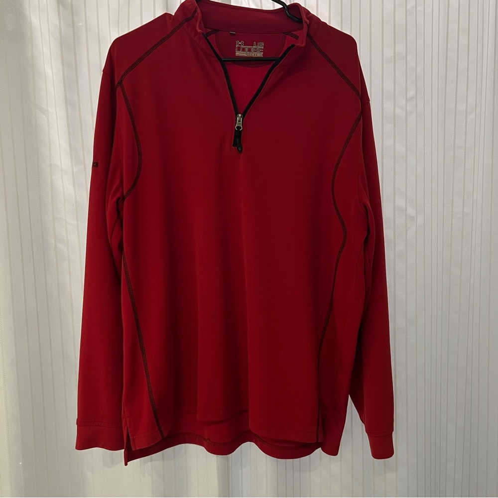 LG Red Loose Fit Pullover Under Armor